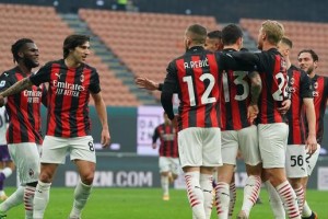  AC米兰青年军爆发主场四球横扫紫百合  